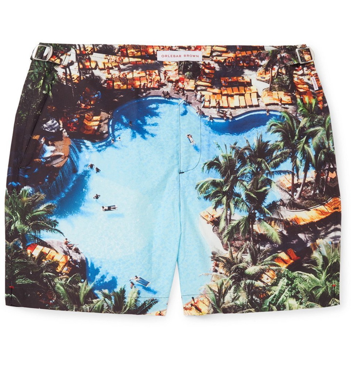 Photo: Orlebar Brown - Bulldog Mid-Length Printed Swim Shorts - Multi