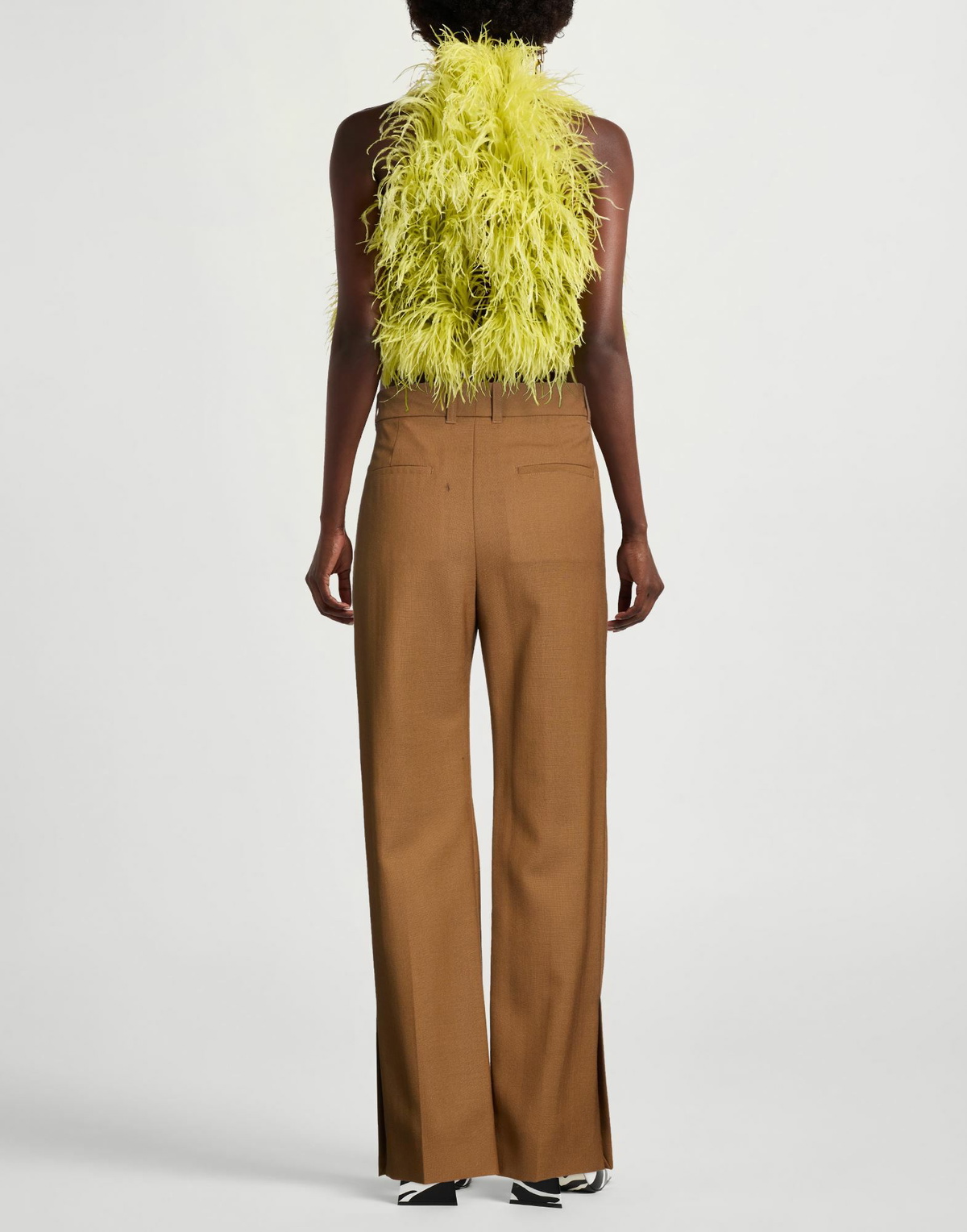 Studio Nicholson Womens Pants in Brown