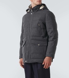 Brunello Cucinelli Wool puffer jacket