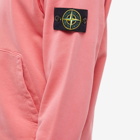 Stone Island Men's Garment Dyed Popover Hoody in Fucsia