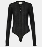 Khaite Janelle cotton-blend jersey bodysuit