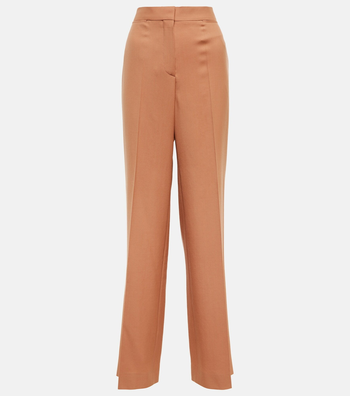 Stella McCartney - High-rise wool straight pants Stella McCartney