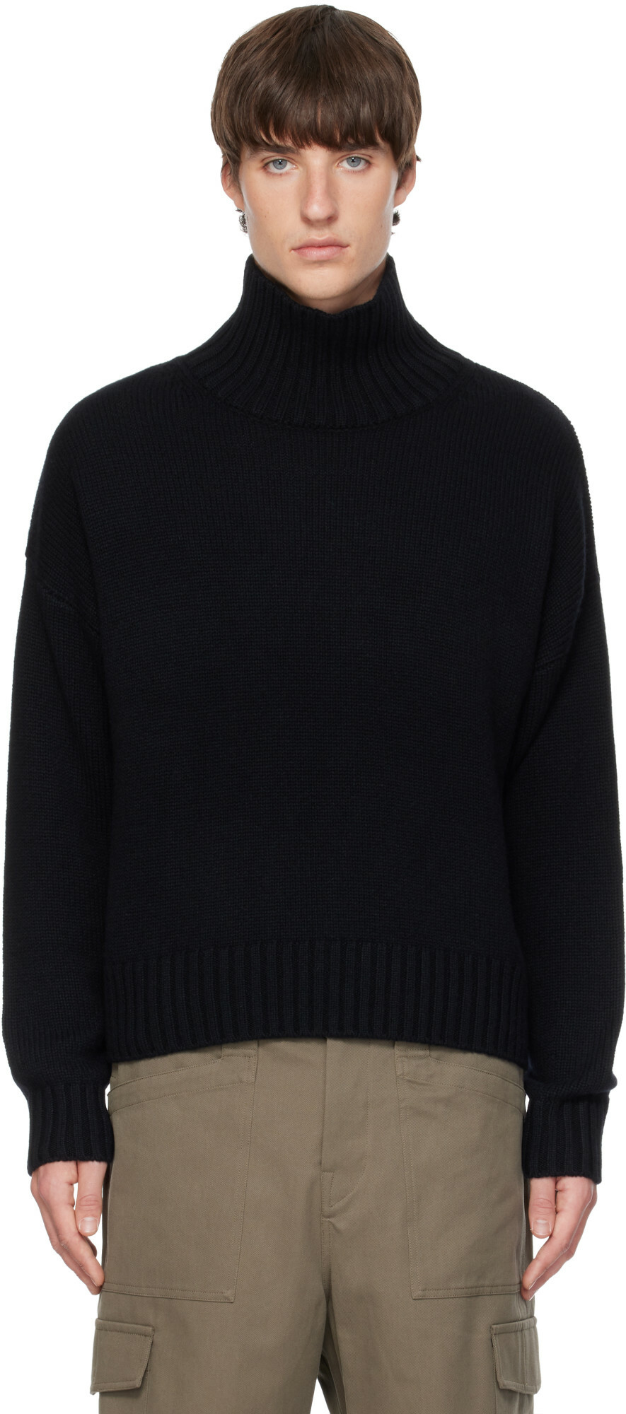 LISA YANG Black Olai Turtleneck