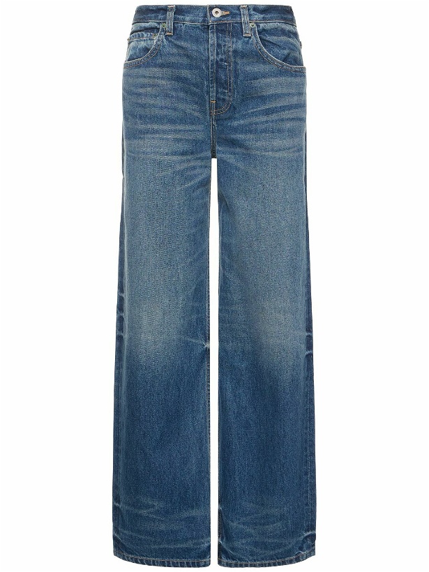 Photo: INTERIOR The Remy Cotton Denim Straight Jeans