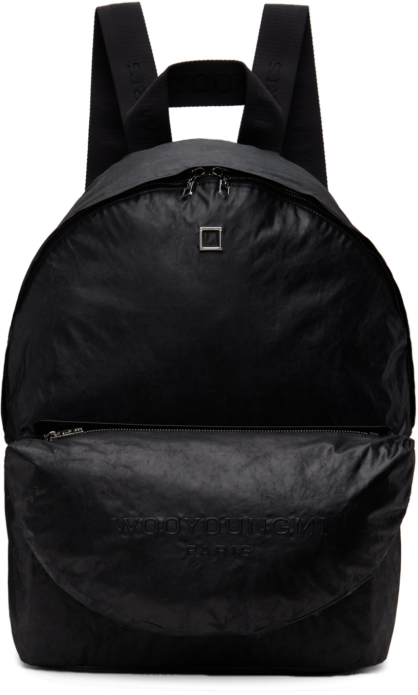 Photo: Wooyoungmi Black Logo Backpack