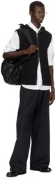 Helmut Lang Black Safety Balaclava Hoodie
