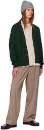 Acne Studios Green Lightweight Cardigan