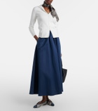 Veronica Beard Bancroft woven leather ballet flats