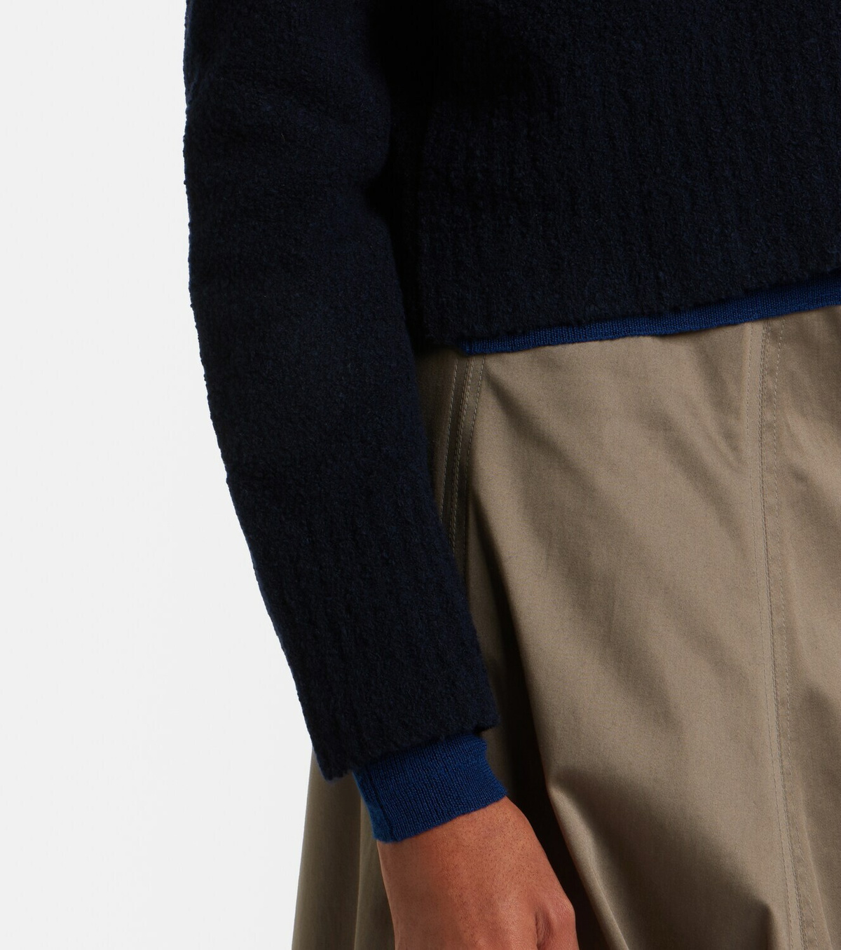 Altuzarra Harris cropped wool-blend cardigan
