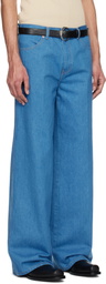 RECTO Blue Flared Fit Jeans