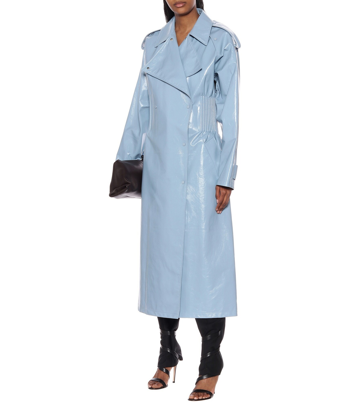 コート Bottega Veneta Light Blue Cashmere Coat Bottega Veneta Long coats and winter coats for Women