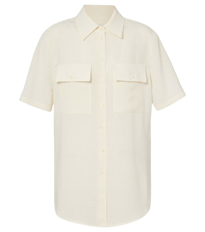 Photo: Loro Piana Shirley linen crêpe shirt