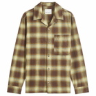 Magic Castles Men's Cisco Flannel Shirt in Chestnut Check Flannel
