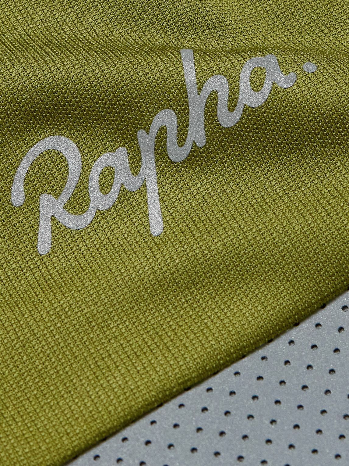 Rapha - Brevet Logo-Print Mesh-Panelled Recycled Cycling Jersey - Green