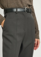 Calvin Klein Lucia Slim-leg Wool Trousers Grey
