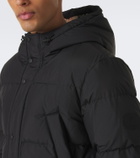Burberry Burberry Check hooded down coat