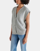 Steve Madden Giorgia Sweater Vest in Grey
