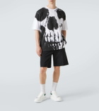 McQueen Skull printed cotton jersey T-shirt