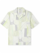 Paul Smith - Convertible-Collar Printed Cotton-Poplin Shirt - Green