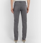 James Perse - Grey Slim-Fit Cotton-Blend Twill Trousers - Gray
