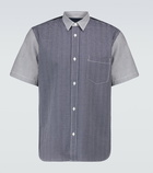 Comme des Garcons Homme - Short-sleeved seersucker shirt