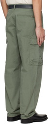 Barbour Khaki Spey Poplin Relaxed Cargo Pants