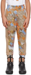 Burberry Kids Beige Monogram Map Lounge Pants