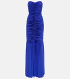 Norma Kamali Slinky strapless jersey gown