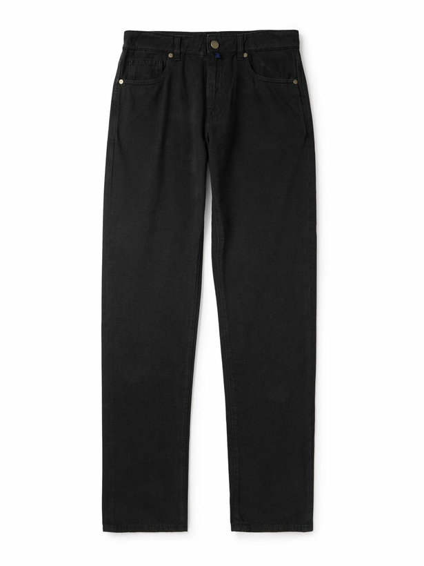 Photo: Incotex - Blue Division Slim-Fit Tapered Jeans - Black