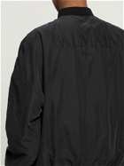 BALMAIN - Reversible Printed & Logo Bomber Jacket