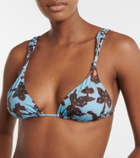 Ulla Johnson Catalina floral bikini top