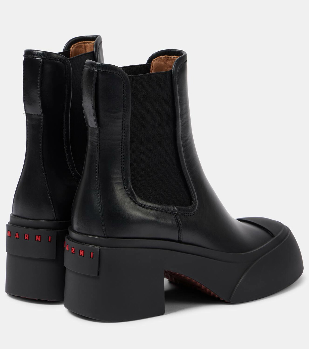 Marni Pablo leather platform ankle boots