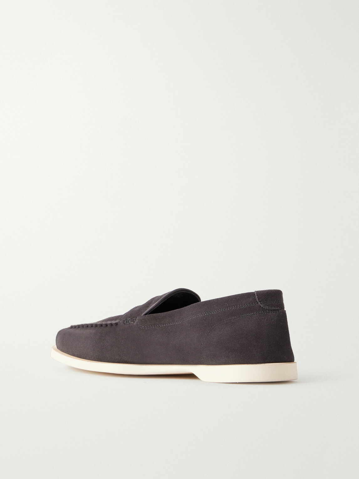John Lobb - Pace Suede Loafers - Gray