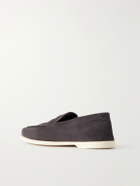 John Lobb - Pace Suede Loafers - Gray
