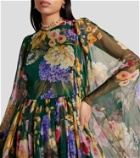 Dolce&Gabbana Garden silk chiffon gown