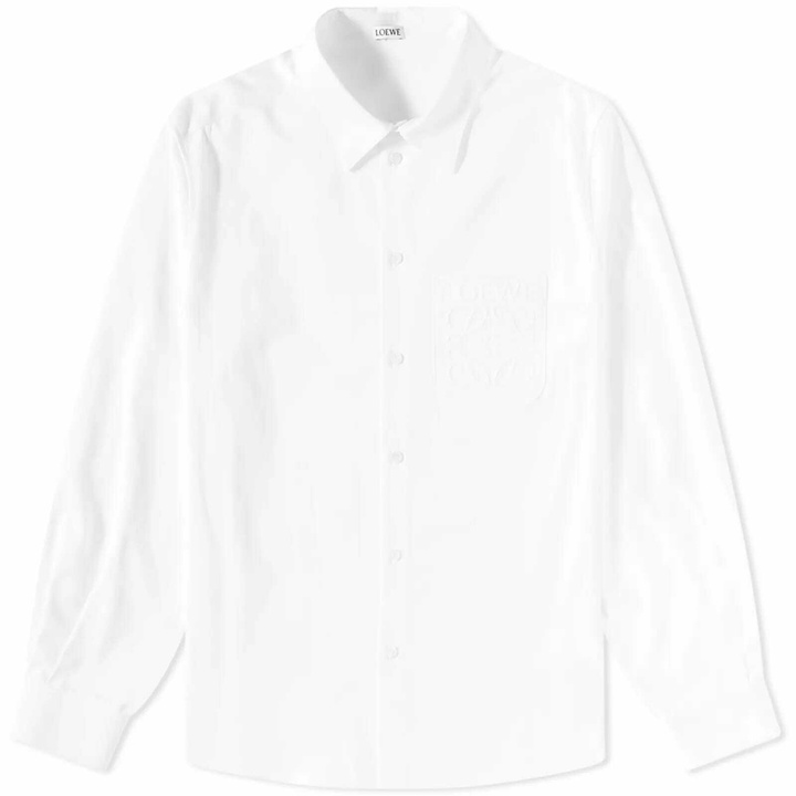 Photo: Loewe Men's Anagram Pocket Shirt in White