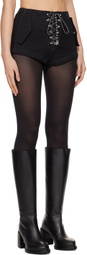 Dion Lee Black Hiking Shorts