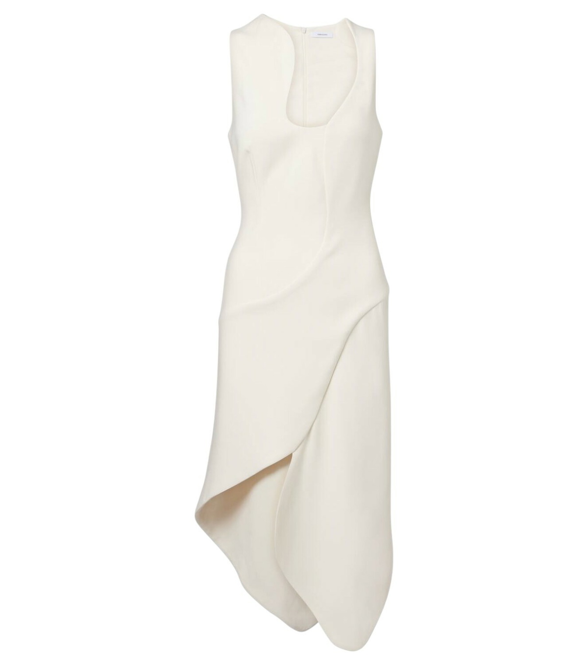 ワンピース Salvatore Ferragamo White Stretch Crepe Dress Ferragamo White Stretch Crepe Dress Salvatore Ferragamo