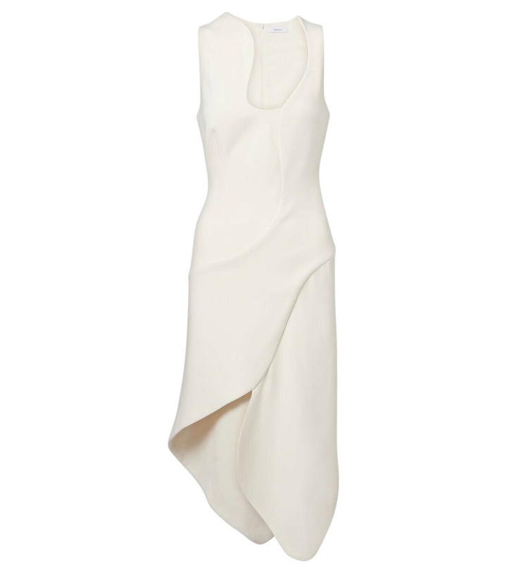 Photo: Ferragamo Asymmetric midi dress