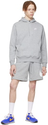 Nike Gray Sportswear Club Shorts