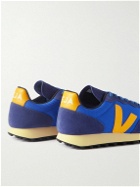 Veja - Rio Branco Leather and Rubber-Trimmed Alveomesh and Suede Sneakers - Blue