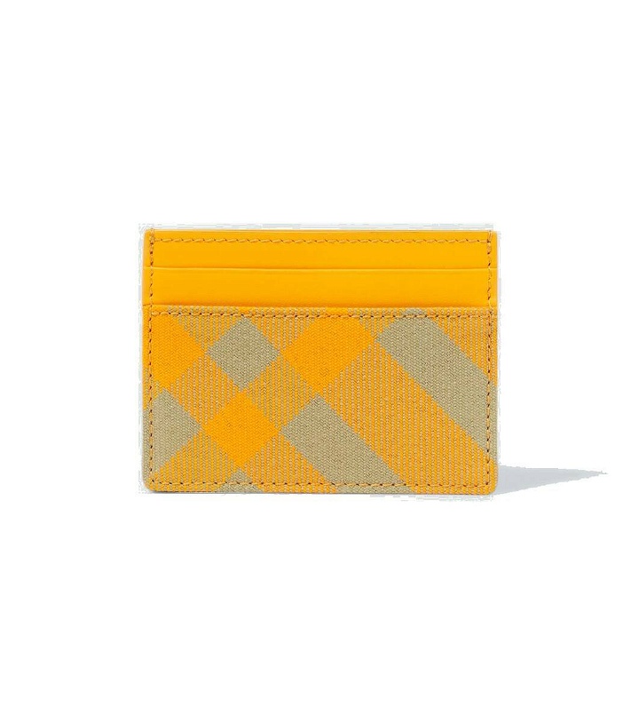 Photo: Burberry Checked leather card holder