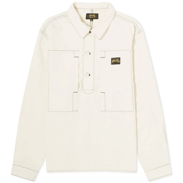 Photo: Stan Ray Men's Painters Shirt in Natural