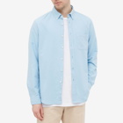 Portuguese Flannel Men's Belavista Button Down Oxford Shirt in Sky Blue