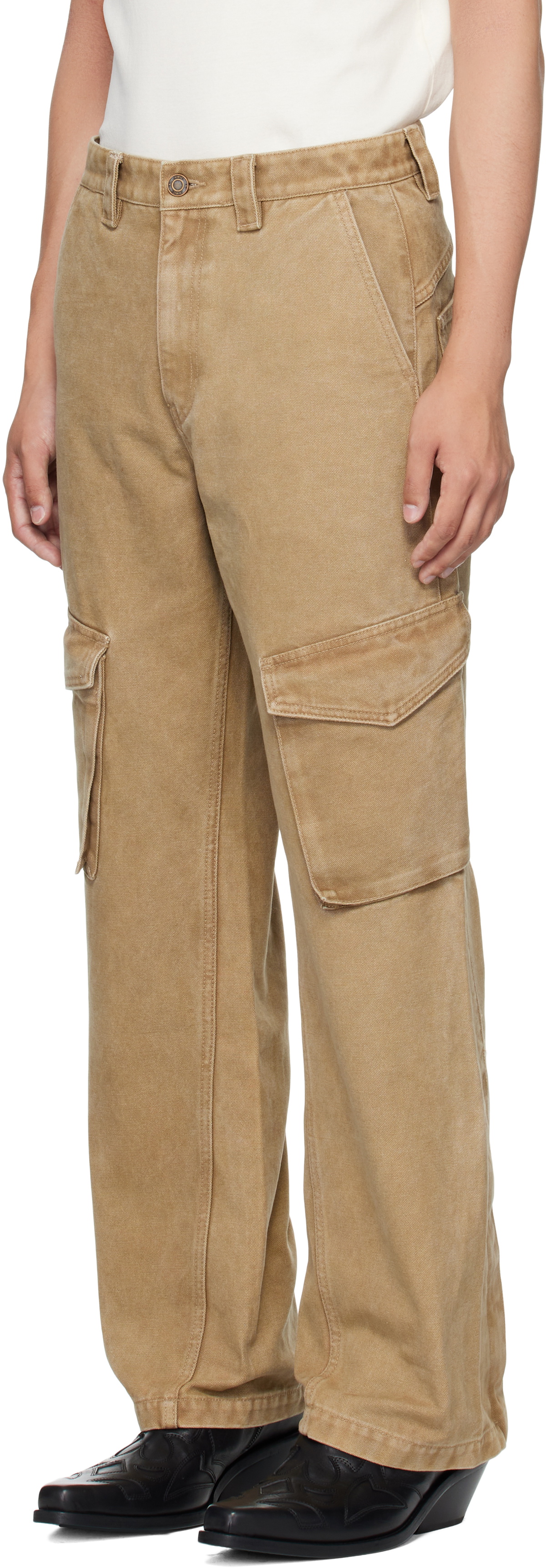MMIC Beige Pierre Cargo Pants