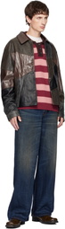 Andersson Bell Black & Brown Patchwork Leather Jacket