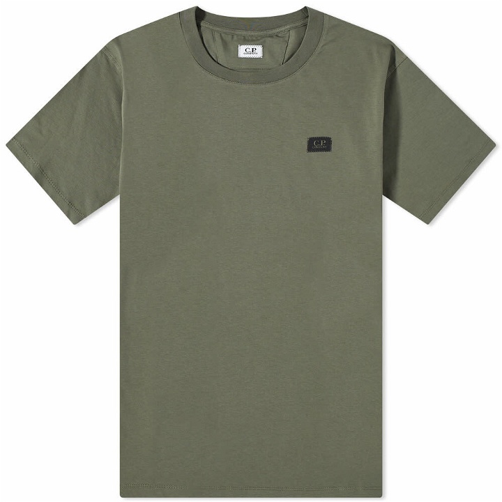 Photo: C.P. Company Men's Patch Logo T-Shirt in Thyme
