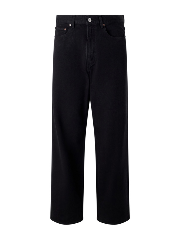 Photo: A.PRESSE - Straight-Leg Cotton and Silk-Blend Piqué Trousers - Black