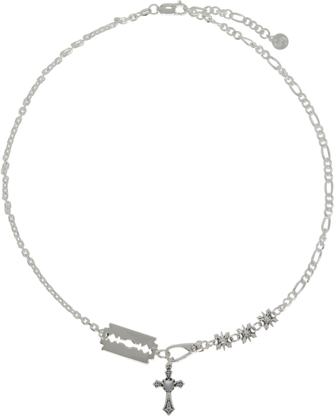 Photo: Stolen Girlfriends Club Razor Cross Necklace