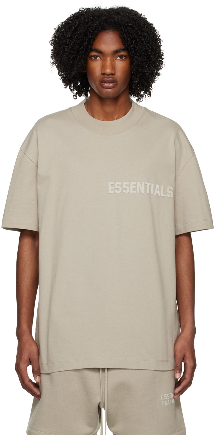 Fear of God ESSENTIALS Gray Crewneck T-Shirt Fear Of God Essentials